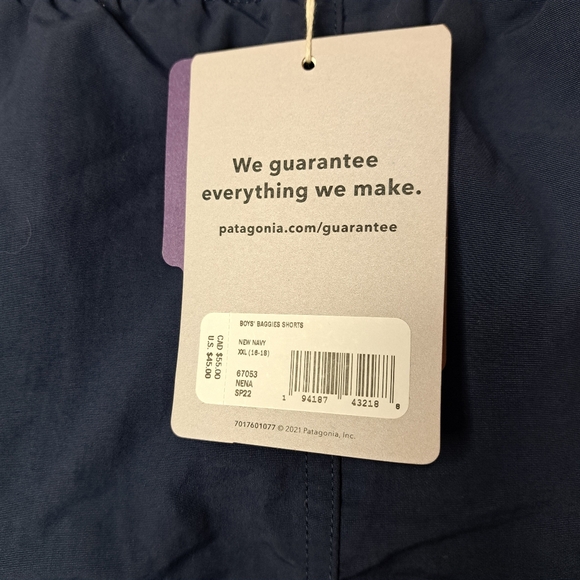 Patagonia Boys Baggies Shorts XXL - Picture 4 of 12
